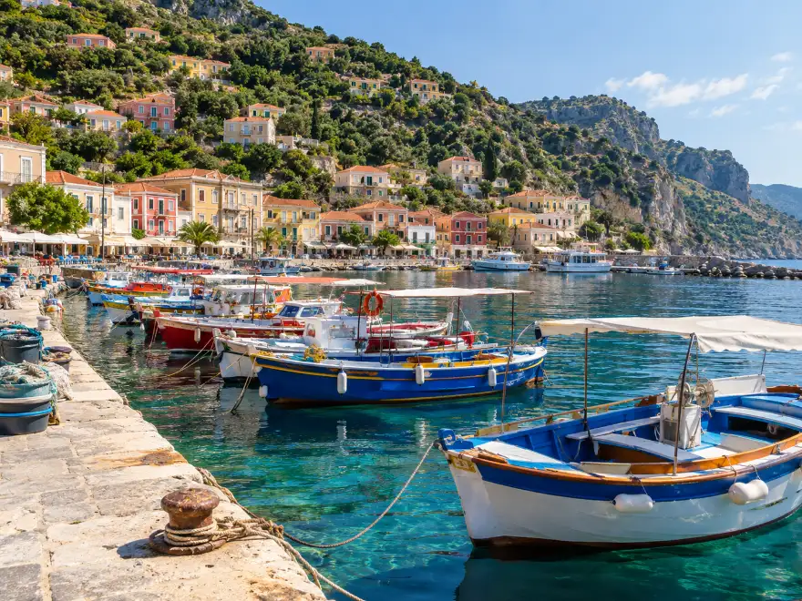 La baia di Marina Piccola con la sosta bagno